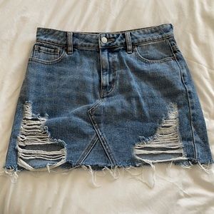 Denim skirt